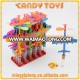 China factory price candy toys for kids bomber aircraft toy candy