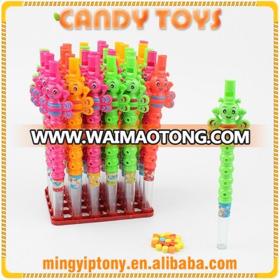 New confectionery kids favourite sweet candy in plastic flute toy